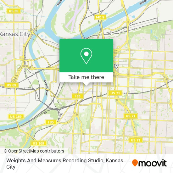 Weights And Measures Recording Studio map