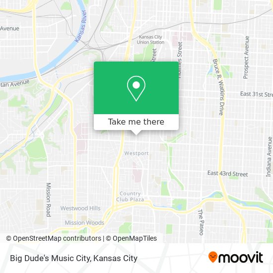 Big Dude's Music City map