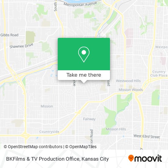 Mapa de BKFilms & TV Production Office