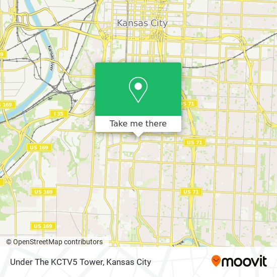 Mapa de Under The KCTV5 Tower