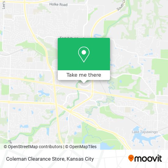 Mapa de Coleman Clearance Store