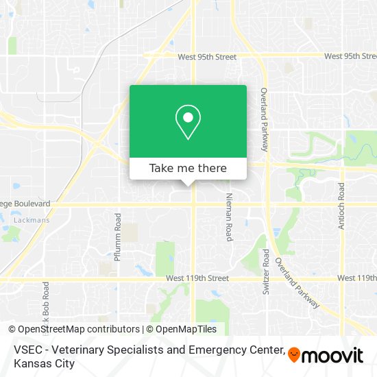VSEC - Veterinary Specialists and Emergency Center map