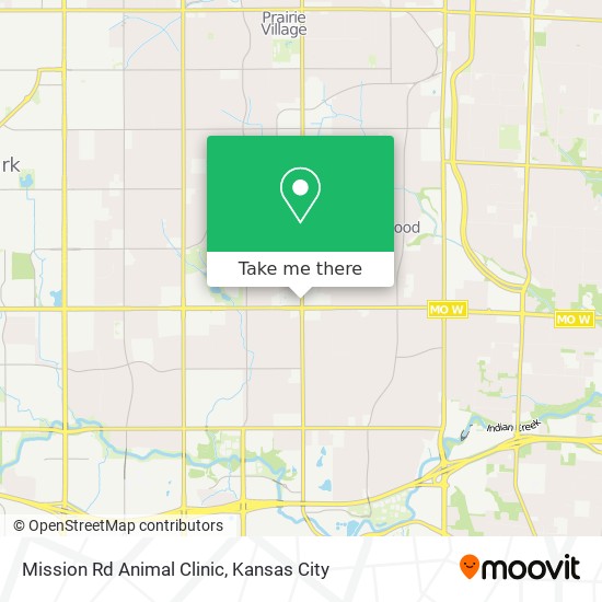Mission Rd Animal Clinic map