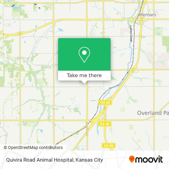 Mapa de Quivira Road Animal Hospital