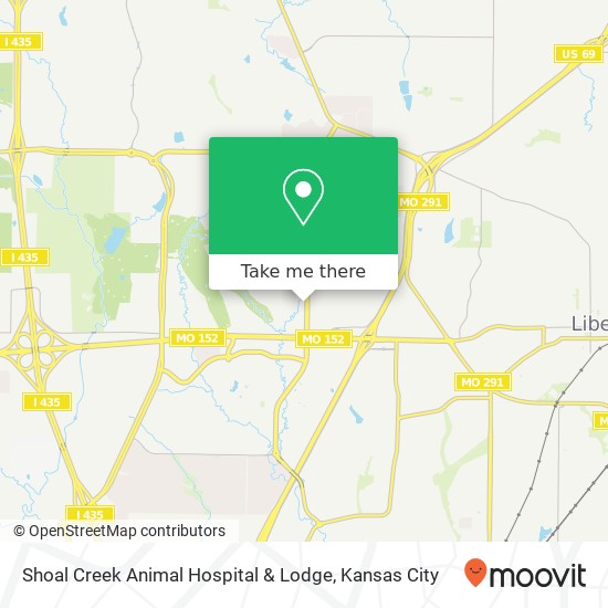 Shoal Creek Animal Hospital & Lodge map
