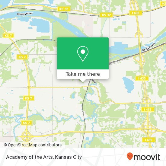 Academy of the Arts map