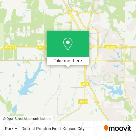 Park Hill District Preston Field map