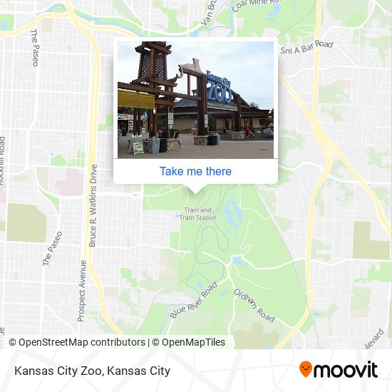 Kansas City Zoo map