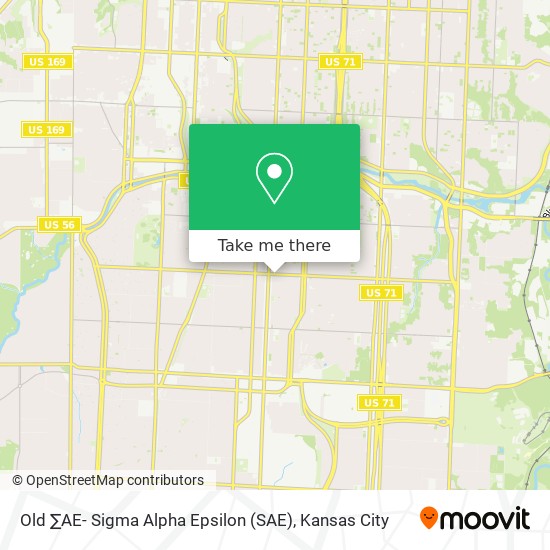 Old ∑AE- Sigma Alpha Epsilon (SAE) map