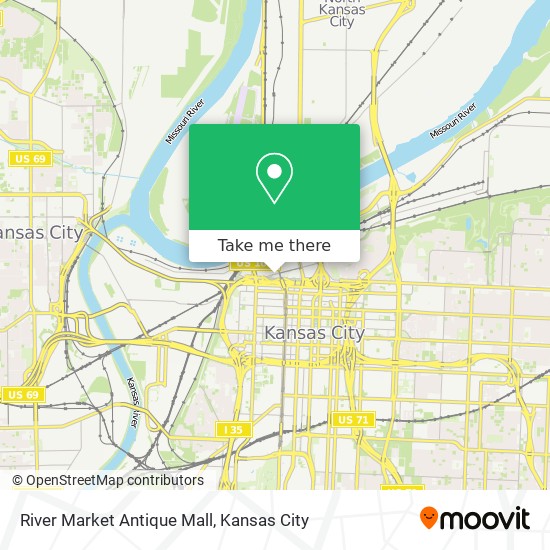 Mapa de River Market Antique Mall