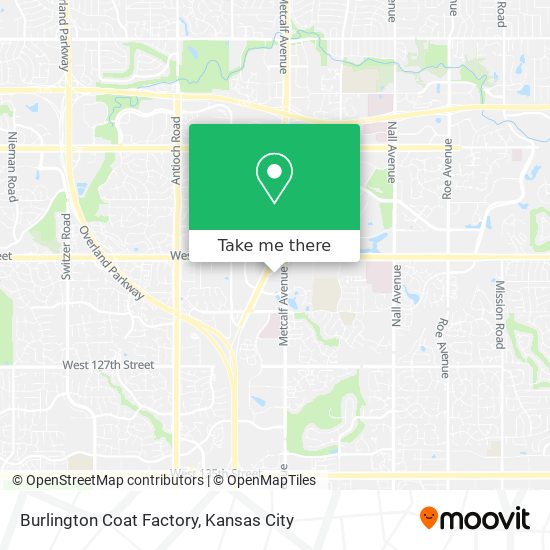 Mapa de Burlington Coat Factory