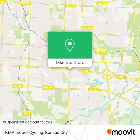 Mapa de KMA Indoor Cycling