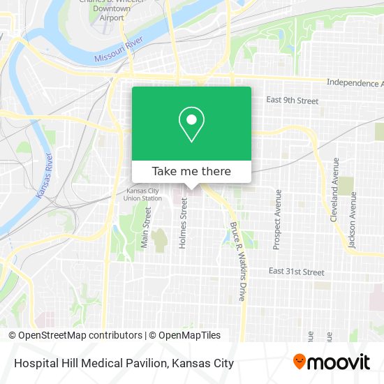 Mapa de Hospital Hill Medical Pavilion