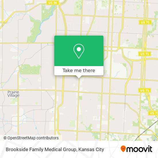 Brookside Family Medical Group map