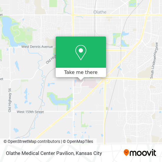 Olathe Medical Center Pavilion map