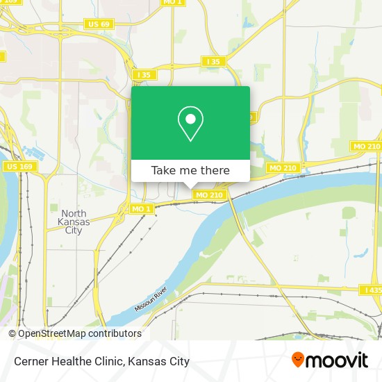 Cerner Healthe Clinic map
