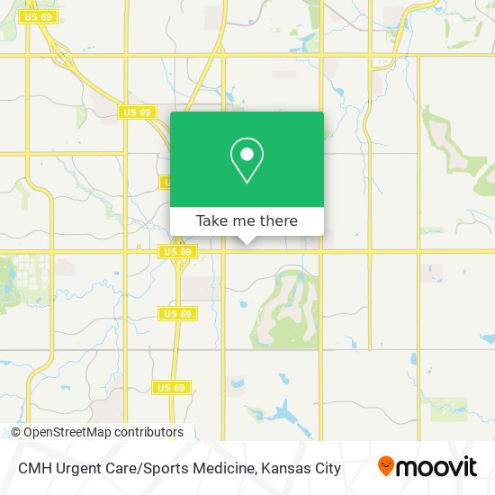 Mapa de CMH Urgent Care / Sports Medicine