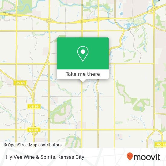 Hy-Vee Wine & Spirits map