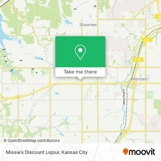 Missie's Discount Liqour map