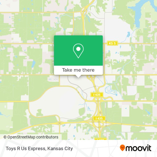 Toys R Us Express map