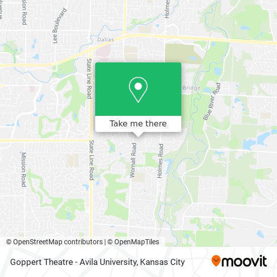 Goppert Theatre - Avila University map