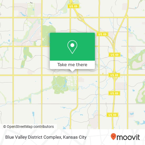 Blue Valley District Complex map