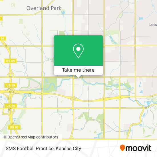 SMS Football Practice map