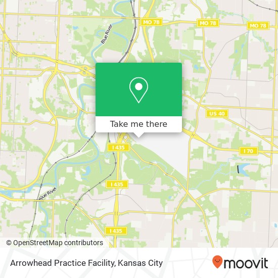 Mapa de Arrowhead Practice Facility