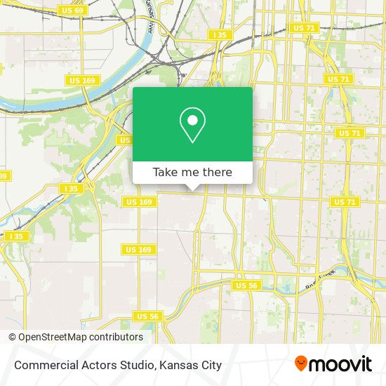 Commercial Actors Studio map