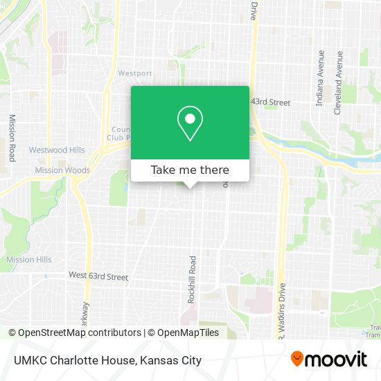 Mapa de UMKC Charlotte House