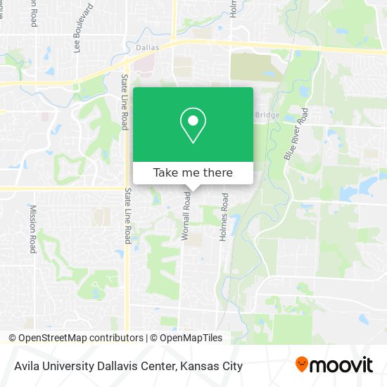 Mapa de Avila University Dallavis Center