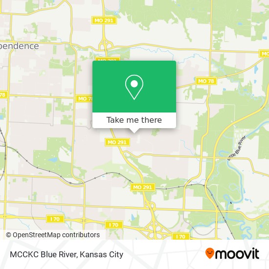 MCCKC Blue River map
