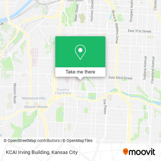 KCAI Irving Building map