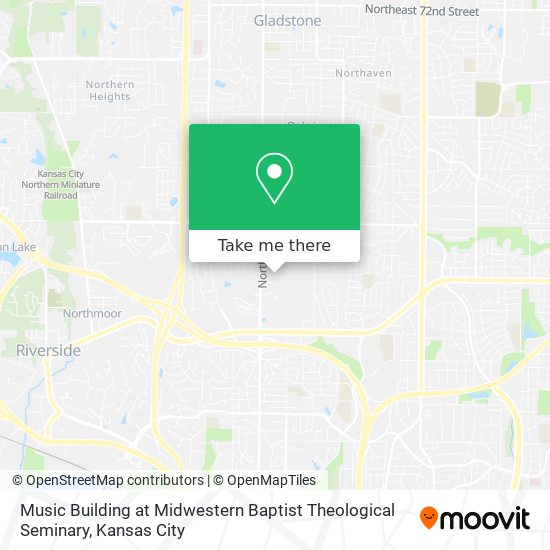 Mapa de Music Building at Midwestern Baptist Theological Seminary