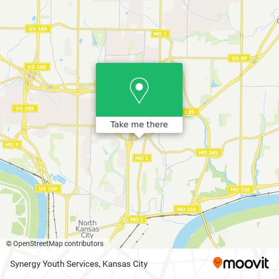 Synergy Youth Services map