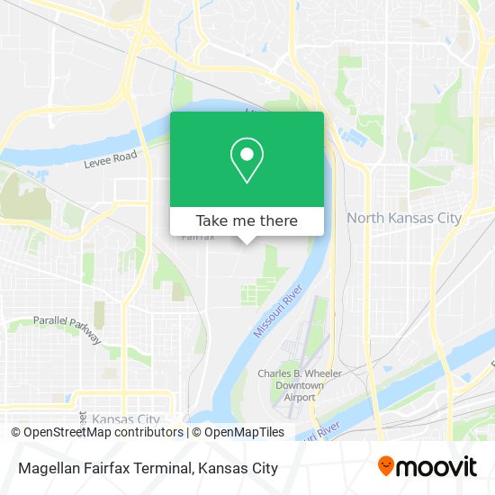 Magellan Fairfax Terminal map