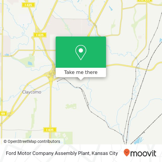 Mapa de Ford Motor Company Assembly Plant