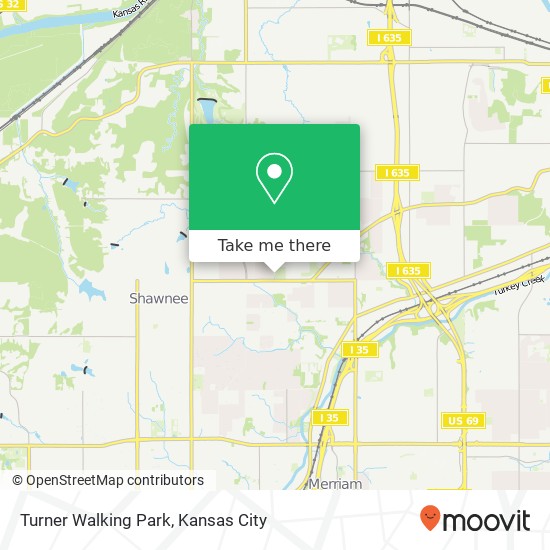 Mapa de Turner Walking Park