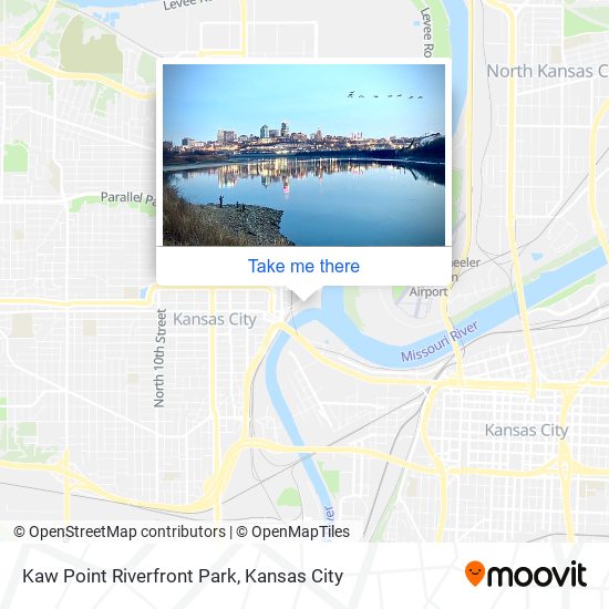 Kaw Point Riverfront Park map