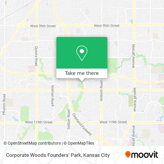 Corporate Woods Founders' Park map