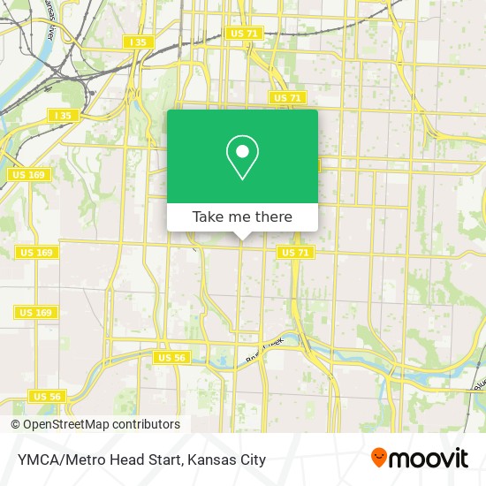 Mapa de YMCA/Metro Head Start