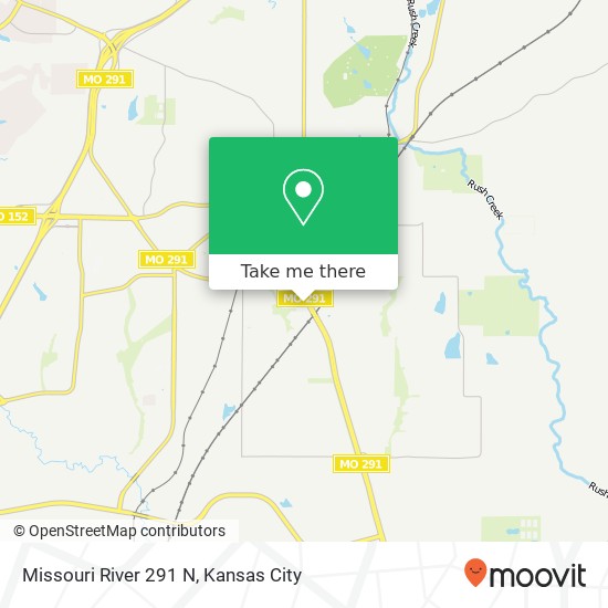 Missouri River 291 N map