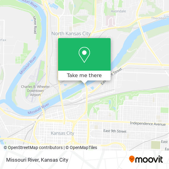 Missouri River map