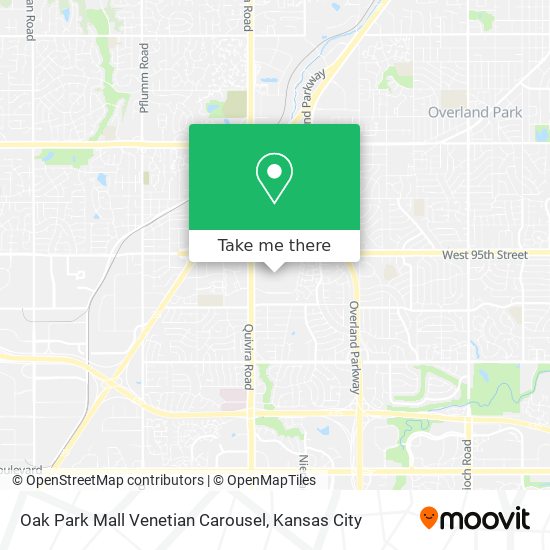 Oak Park Mall Venetian Carousel map