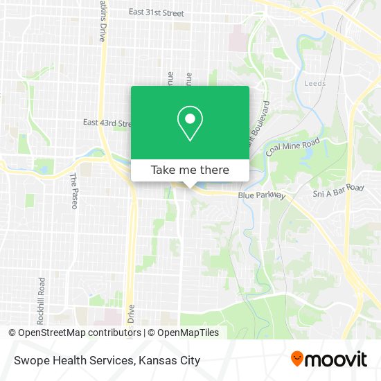 Swope Health Services map