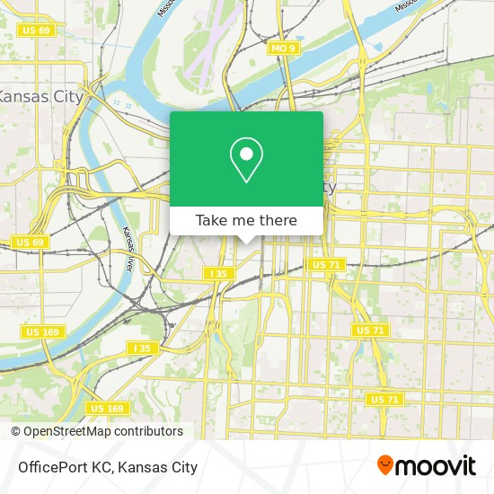 Mapa de OfficePort KC