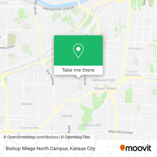 Mapa de Bishop Miege North Campus