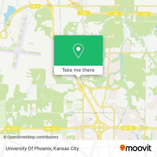 Mapa de University Of Phoenix