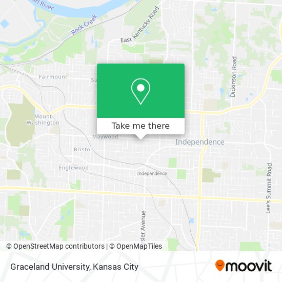 Graceland University map