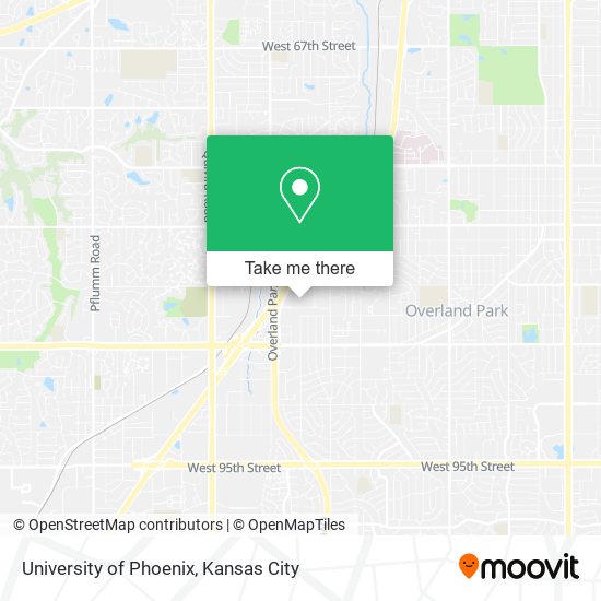 University of Phoenix map